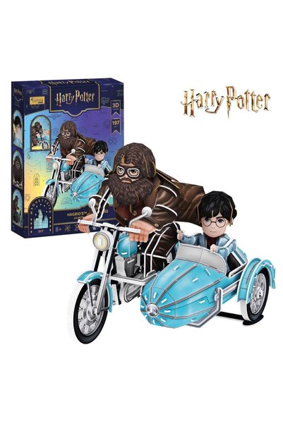 Cubic Fun Puzzle 3D Harry Potter motocicleta lui Hagrid 197 piese
