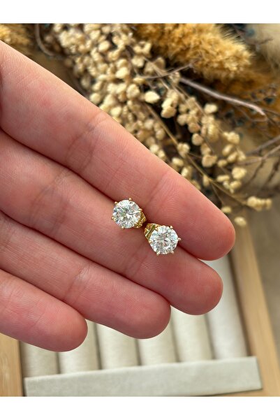Tiştok accessory Xuping Marka Gold Renk 8 MM Zirkon Taşlı Pırlanta Tasarım Te...