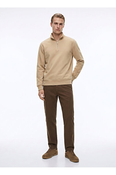 GMG FIRENZE Kahverengi Erkek Slim Fit Pantolon GU26MSS01054