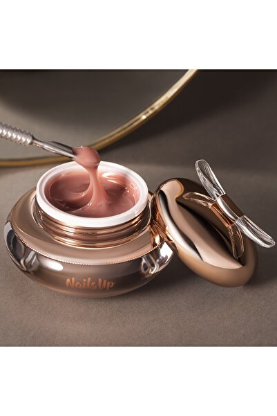 NAILSUP PROFESSIONAL Gel Uv Constructie Unghii NailsUp Gelly 50g, 09 Nude Pink