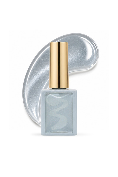 GLOBAL FASHION Professional Silver Snow White Cat Eye Gel Polish 8ml HEMA & T...