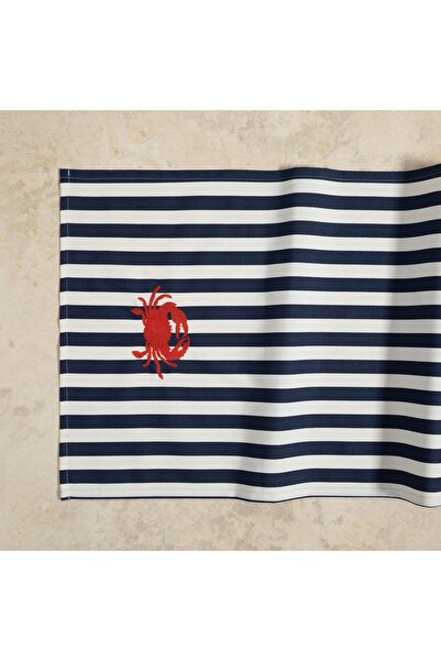 Mudo Concept MARIN CRAB NAKIŞLI RUNNER LACİVERT 50X130 CM