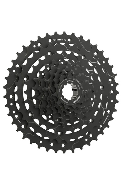 Shimano CUES CS-LG300-9 Casetă, 11-41T, 9 viteze, Negru