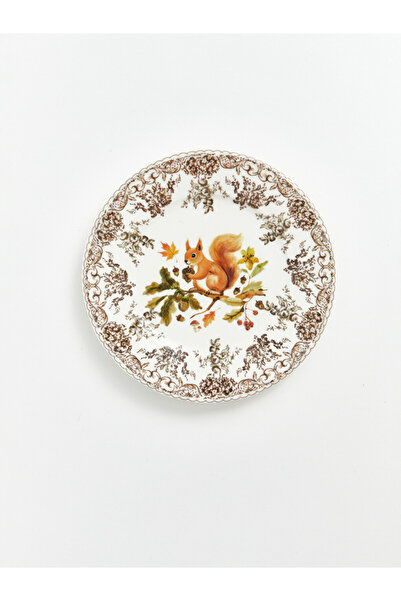 LC Waikiki Embroidered Porcelain Plate for Style Enthusiasts from Uzg Store