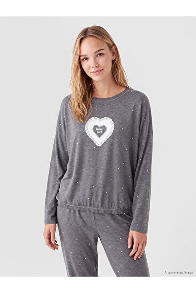 LC Waikiki Sparkling Choices from Shining Store Women's Pajama Set with Zero ...