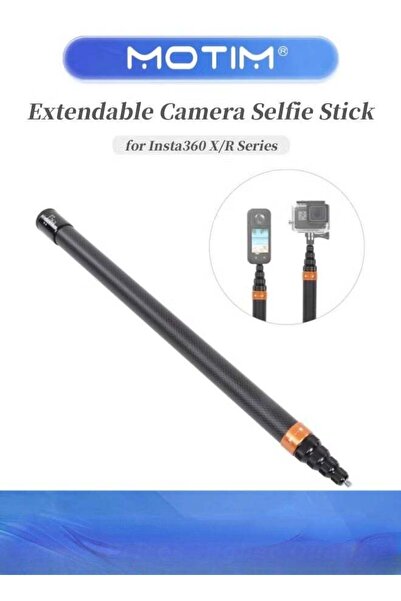 MOTIM Action Camera Extendable Selfie Stick for Insta360 X3 GoPro HERO2 ONE R...