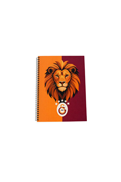 Galatasaray A4 Sert Kapak Çizgili Defter Aslan 50270