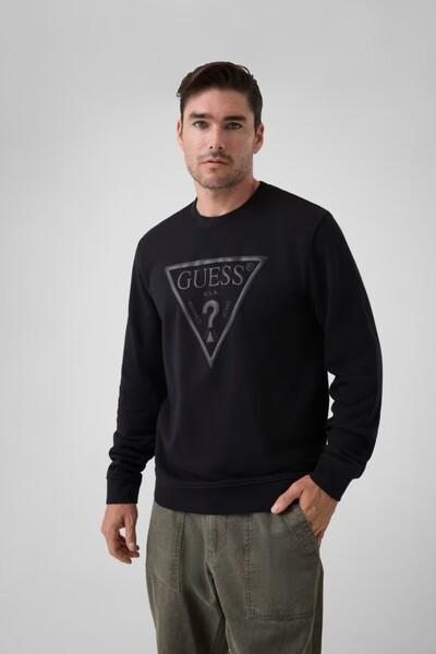 Guess Nakışlı Logolu Sweatshirt M6YQ37K4103