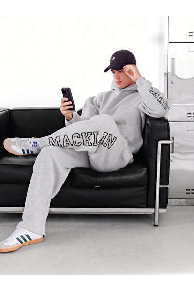 macklin Unisex Γυναικείο και Ανδρικό Φούτερ με Κουκούλα και Φαρδιά Παντελόνια...