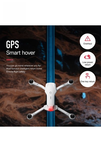 4DRC F10 GPS 6K Çift Kameralı Akıllı Dönüş Özellikli Drone | 2KM Menzil 25 Dk Uçuş Süreli