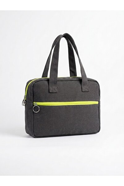 URBAN VELOUR GRİ KANVAS Omuz Ve EL Çantası