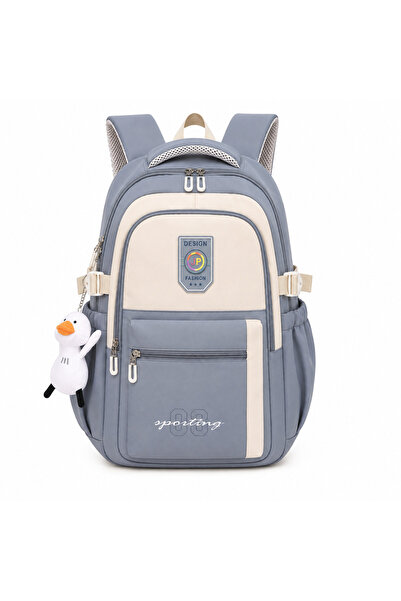 Alessandro DESIGN Rucsac de Scoala BEKABAD, 48x31 cm, Oxford, Albastru