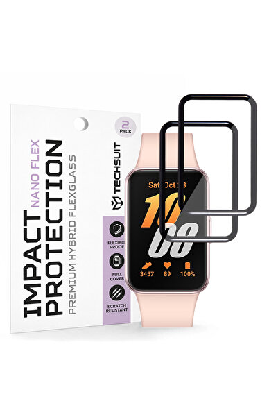 CLICK Techsuit - Nano Flex (2 pack) - Samsung Galaxy Fit3 - Black, acoperire ...