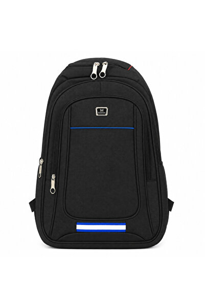 Alessandro DESIGN Rucsac Travel Business BAKU, 48x32x18 cm, Oxford, Negru si ...