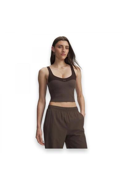 Under Armour 6013777 Motion Colorblock Tank Kahverengi Kadın Atlet