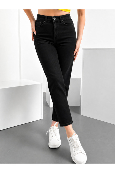 sion jeans Julia Milano Black Boyfriend Daily Recovery Comfortable Wear Mom C...
