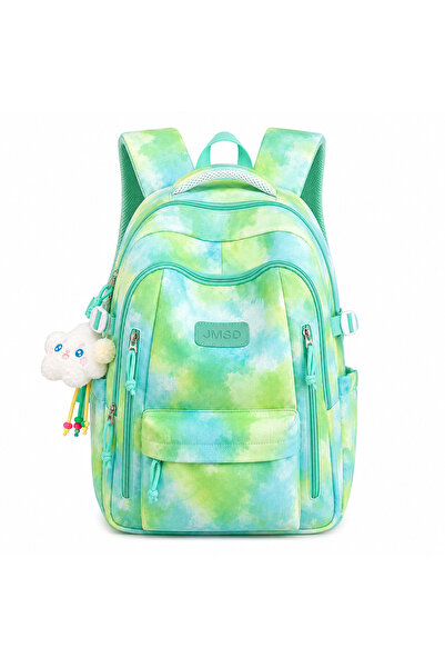 Alessandro DESIGN Rucsac de Scoala BAHIR DAR, 47x33x18 cm, Oxford, Verde cu I...