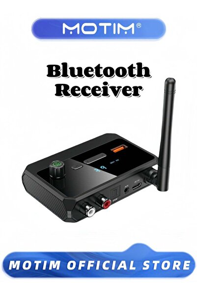 MOTIM Bluetooth Receiver Adapter Bluetooth 5.3 Receiver Wireless Music Adapte...