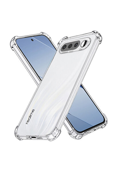 CLICK Husă pentru Realme 16 5G, din silicon transparent, rezistentă la șocuri...