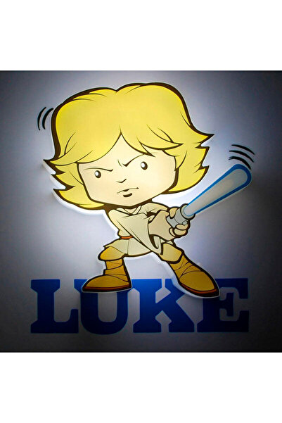 Star Wars Mini lampă Luke Skywalker cu efecte luminoase 3D