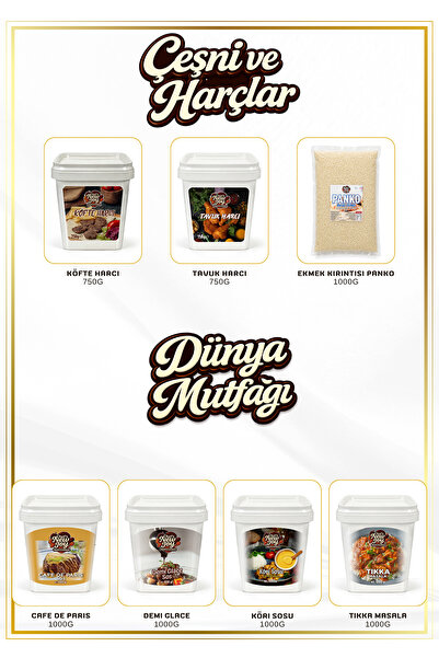 chef's new joy professional Numune Paketi - Kendi Tadım Setini Oluştur - Seçilebilir Deneme Paketi