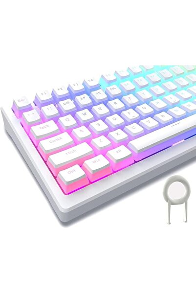 GENERAL Pro-M Buding 104 Keys Custom Pbt Double-Layer Light-Transmitting Keyc...