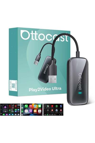 Ottocast Wireless CarPlay Adapter & Android Auto Adapter | Car Multimedia Box...