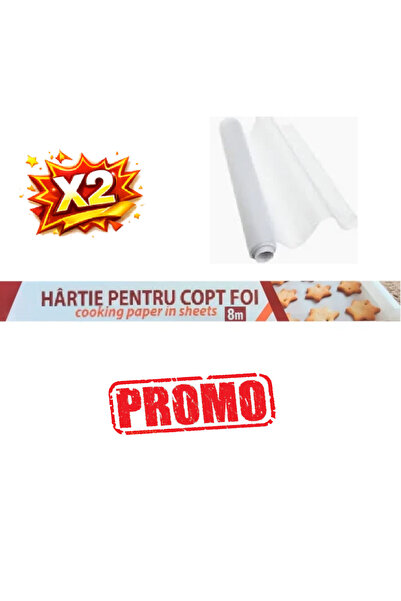 HORECA Baking paper, Double siliconed, 8m 2pcs