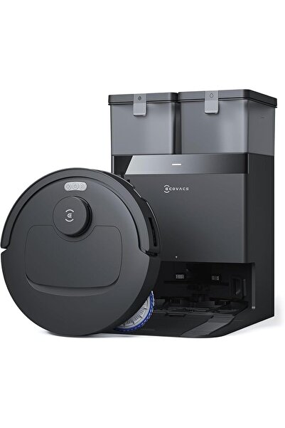 Ecovacs مكنسة روبوت DEEBOT T30C مع ممسحة، قوة شفط 25,000 باسكال، تنظيف الحواف...