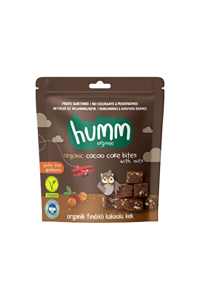 Humm Organik Glutensiz Vegan Kakaolu Ve Fındıklı Kek 30 gr