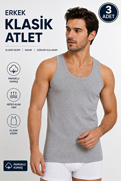 Alıç Men's Combed Cotton Classic Undershirt 0101 (Tutku Authorized Seller) – ...