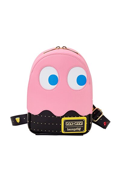 Loungefly Pac-Man: Geantă tip sling/crossbody Fantoma Pinky – Strălucește în ...