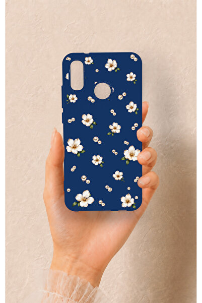 Vip Case Huawei P20 Lite Uyumlu Papatya İnci Desenli Silikon Kılıf