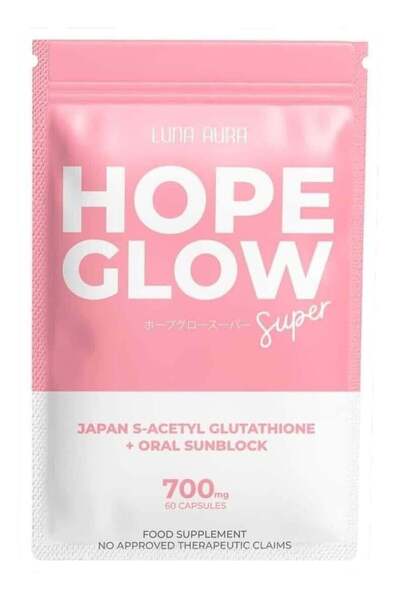 Luna Aura HOPE GLOW SUPER JAPAN S-ACETYL GLUTATHIONE + ORAL SUNBLOCK