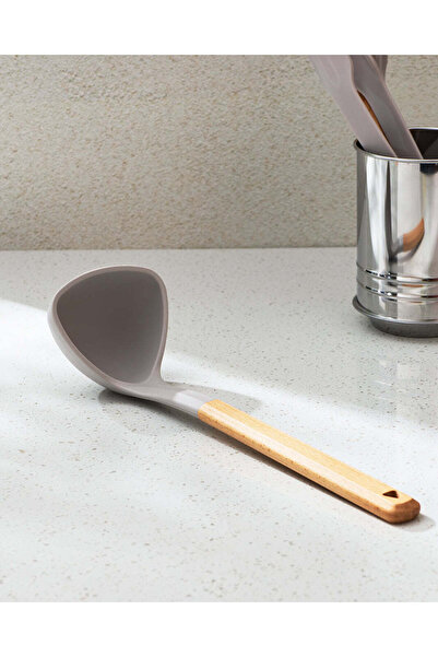 REDTAG Grey Silicone Soup Ladle