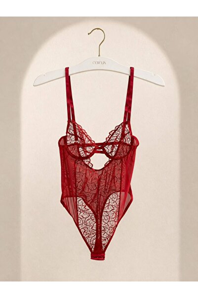 Cerelia DANTEL TRANSPARAN BODYSUİT