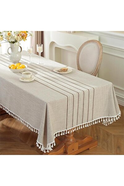 GENERAL Rectangle Vinyl Tablecloth 100% Waterproof Oil-Proof and Spill-Proof ...