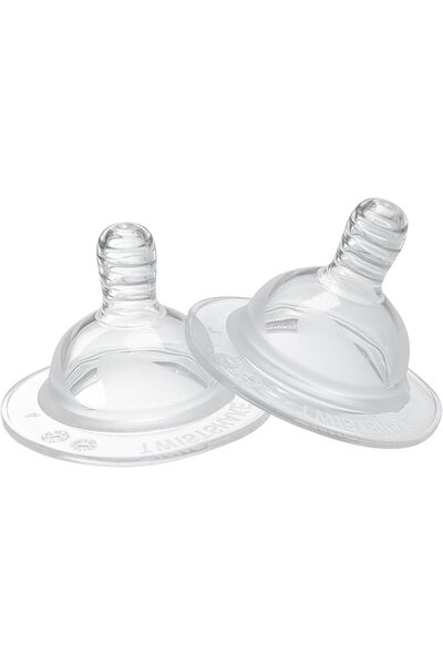 Twistshake Silikon Anti-Kolik 2'li Biberon Emziği Plus 6 Ay+