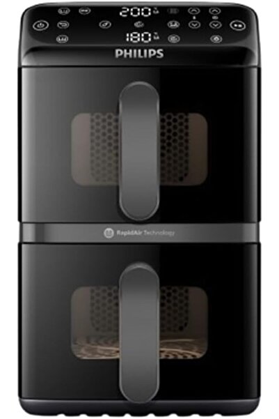 Philips Dual-Stack AirFryer XXL, 10L/2KG, 2750W, 13 Functions, 6 Presets 3000...