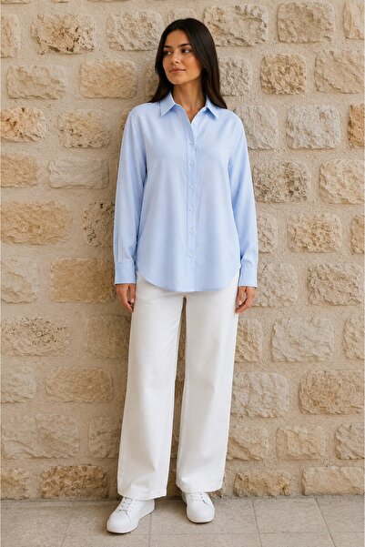 Corradeo Giyim Women's Oversize Muslin Shirt