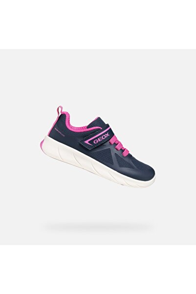 Geox Foot-run - Adidași pentru fete, Albastru închis