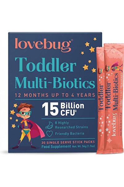 lovebug PROBIOTICS | For and Stomach Discomfort | Provides Smooth Bowel Movem...