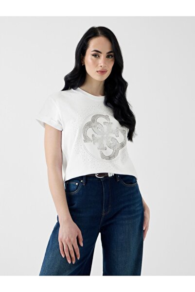 Guess Rhinestones logo t-shirt