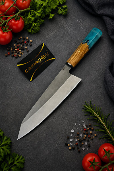 Çakıroğlu Bıçak Mağazası Çakıroğlu Profesyonel Kiritsuke Model Şef Bıçağı - N...