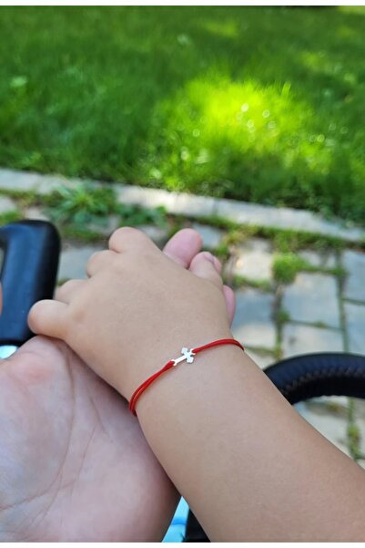 Generic Brand Bratara pentru copill cu cruciulita din Aur14k