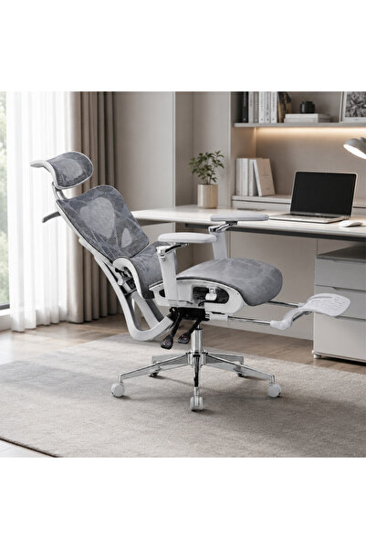 PROCART Ergonomic office chair, depth-adjustable seat, 5D armrests, adjustabl...