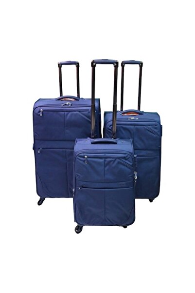 OEM Set de valize My Travel B-134, 3 dimensiuni 20 ", 24 ", 28 ", albastre