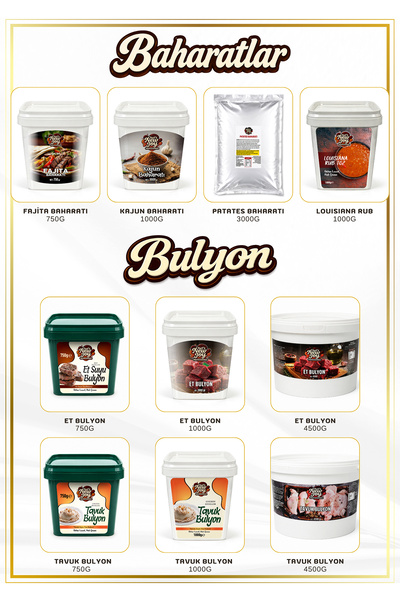 chef's new joy professional Numune Paketi - Kendi Tadım Setini Oluştur - Seçilebilir Deneme Paketi