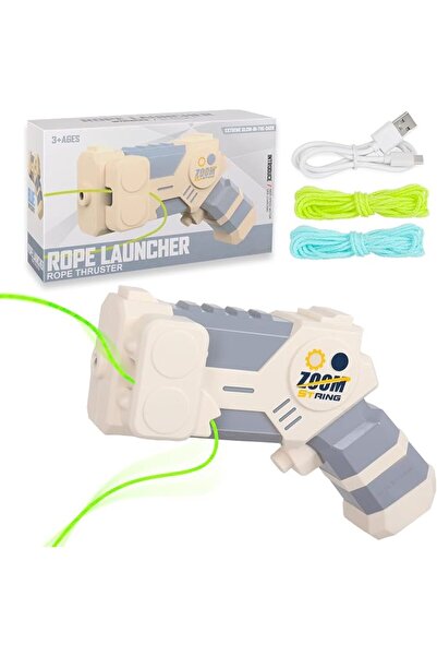 GENERAL Glow in the Dark String Coil Toy,Handheld Rope Launcher for Kids and ...