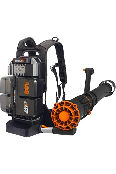 WORX WG572E 80V 4.0Ah Li-on Profesyonel Devir Ayarlı Sırt Tipi Kömürsüz Yapra...